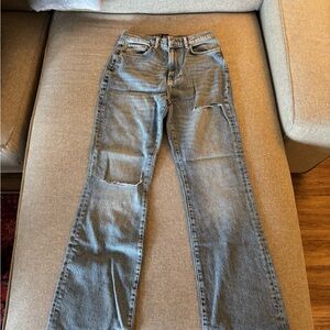 BDG stretch high rise flare jeans